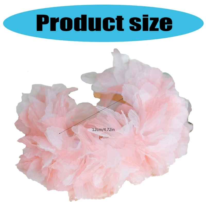652F Flower Garland Headbands for Special Event Blossom Hairhoop For Formal Occasion and Wedding Party Flower Girl Dressingup