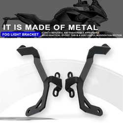 Fit For BMW F900XR 2024 Motorcycle Fog Light Brackets LED Spotlight Support F 900 XR 2020-2023 Metal Black Accessories