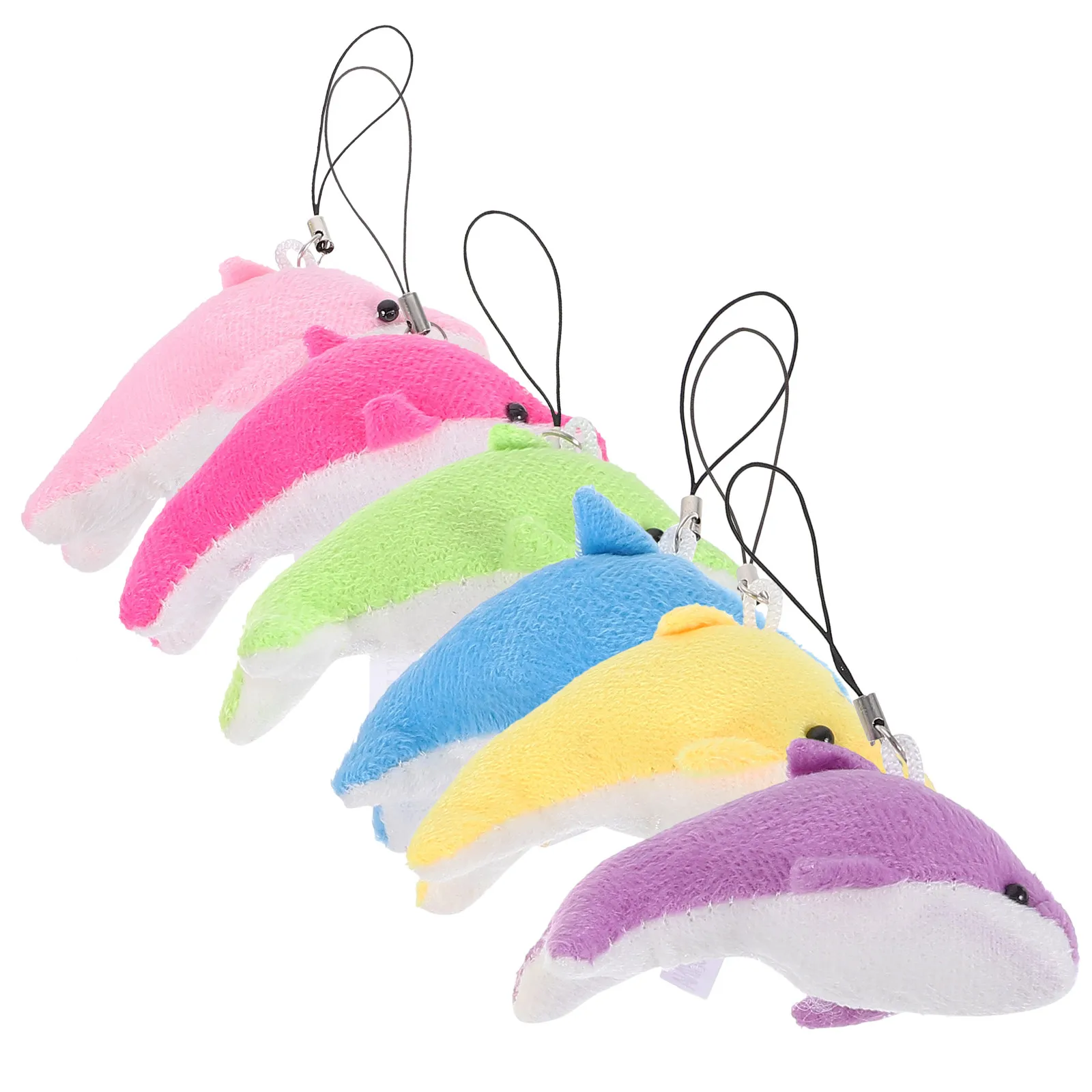 Small Dolphin Decor Stuffed Animal Pendant Sea Plushies Ornaments Decorative Decorations Pendants Mini