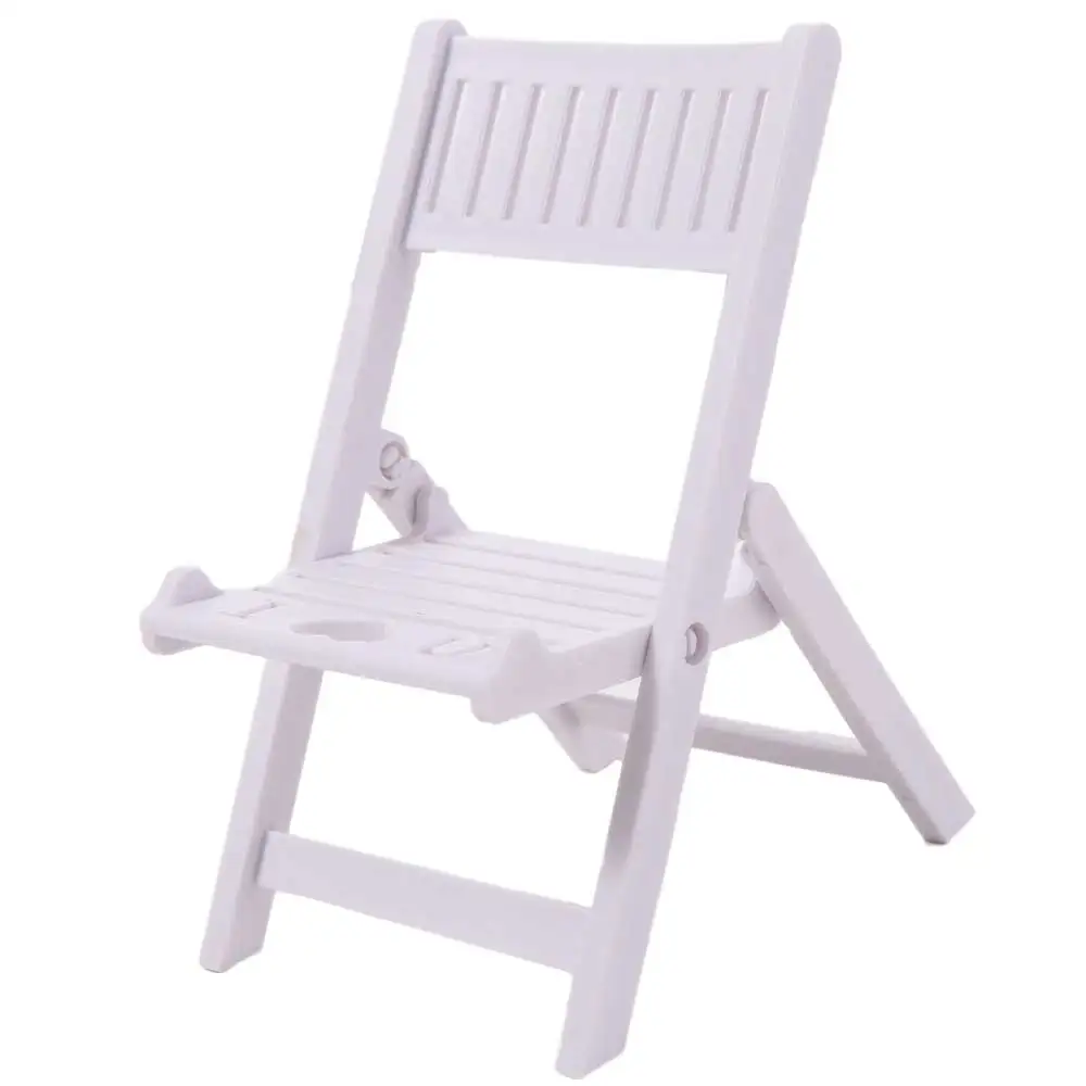 

Plastic Cellphone Stand Multi-functional Desk Decor Chair Shape Phone Holer Portable Folding Cell Phone Bracket