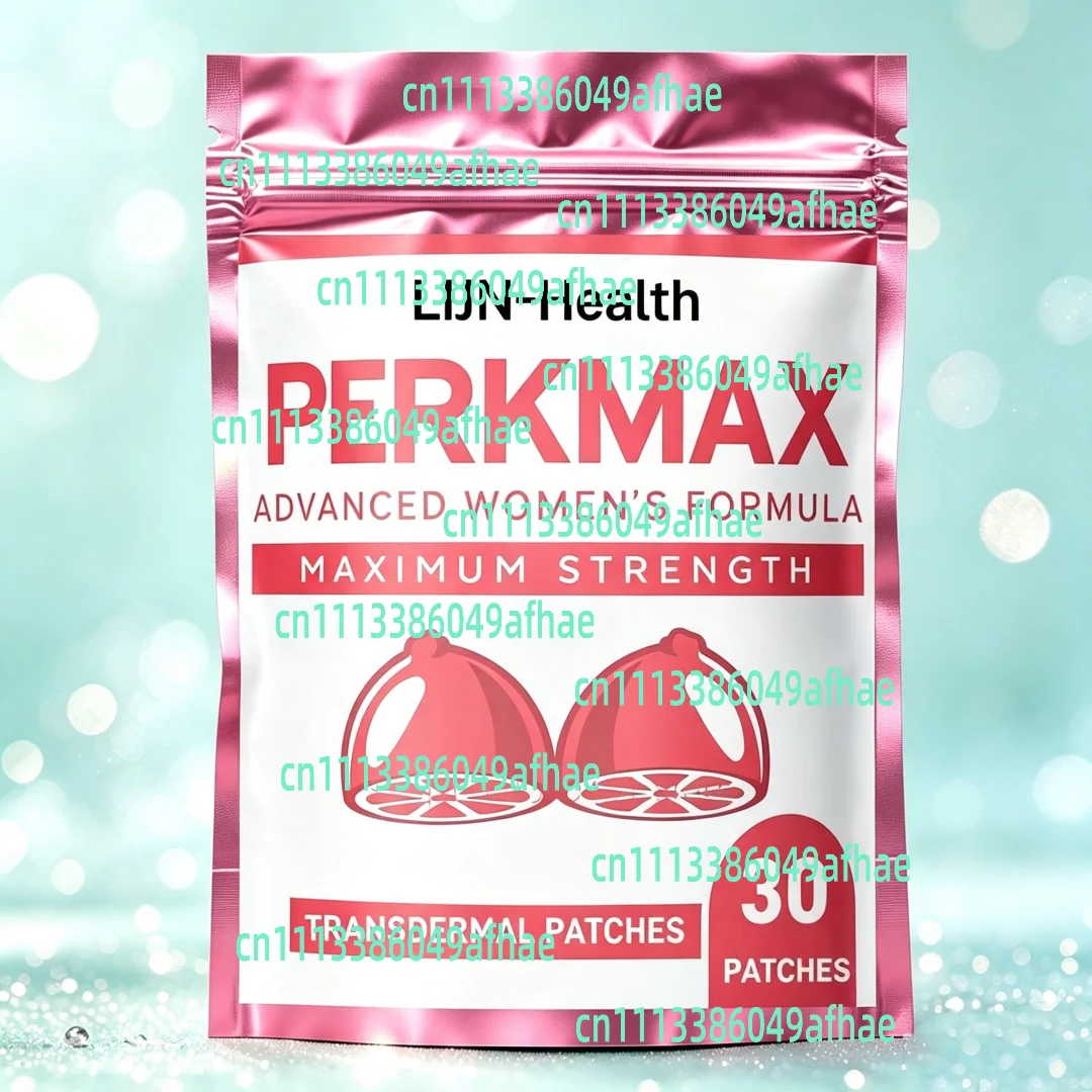 30 Patches Breast Support Transdermal Patches For Women With Saw Palmetto, L-tyrosine, Dong Quai - Boob & Bust Support