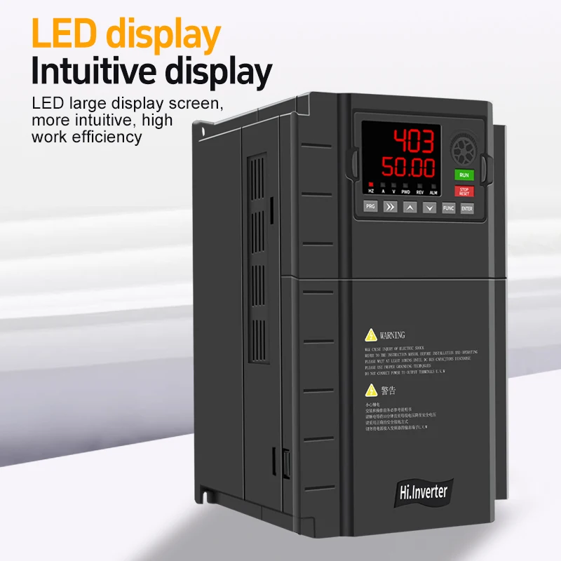 Dual Digital AC Variable Frequency Drive Converter Inverter Voltage Range 220V 380V