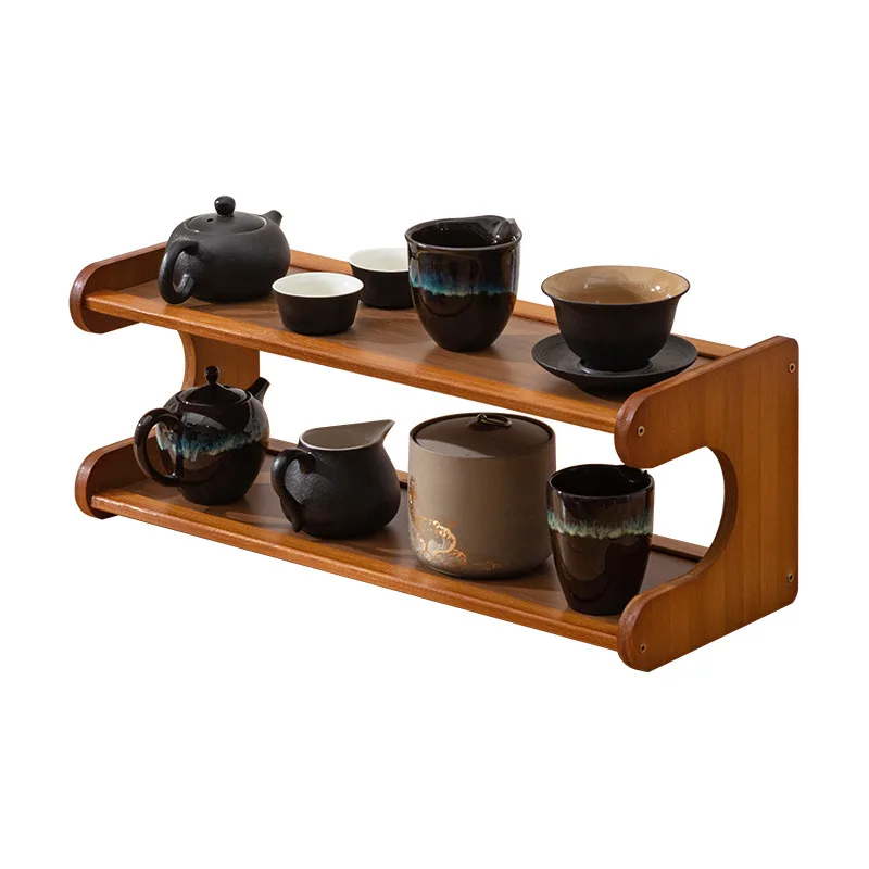 

Новый китайский настольный орнамент Богу, современный маленький чайный сервиз, подстаканник, стеллаж для хранения