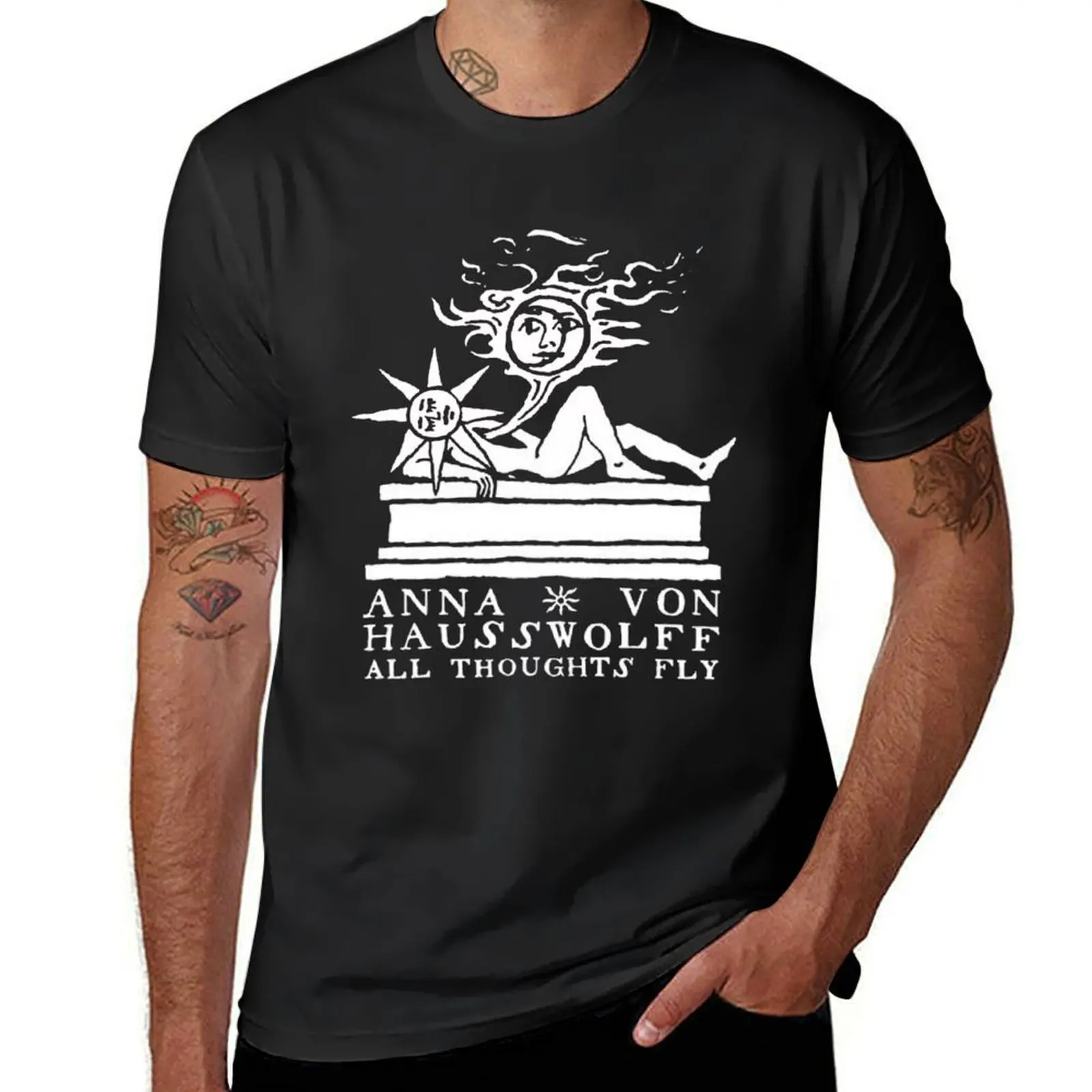 

Anna von Hausswolff All Thoughts Fly T-Shirt aesthetic clothes basketball graphic tees Clothing funny t shirts men