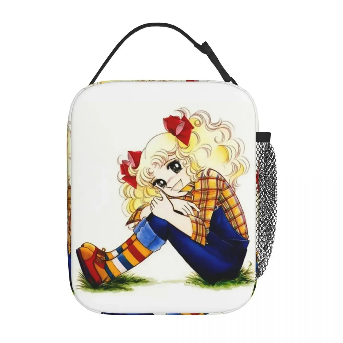 Candy Candy Anime Manga Thermal Insulated Lunch Bags Women Resuable Lunch Container for Work School Travel Storage Food Box