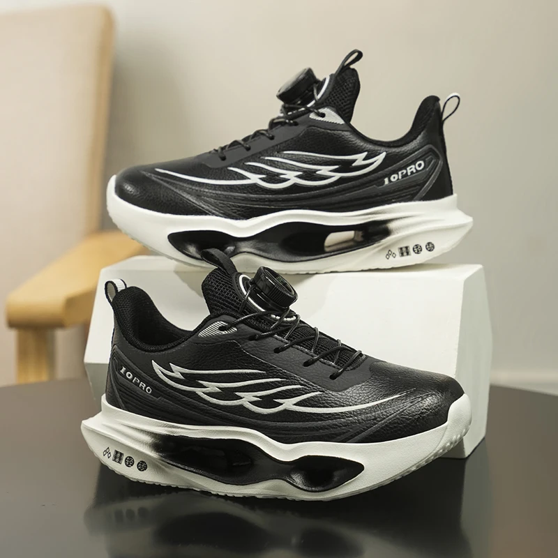 Luxury Boys Running Shoes 2027 New Fashion Children Sports Shoes PU Leather Comfortable Boys Sneaker