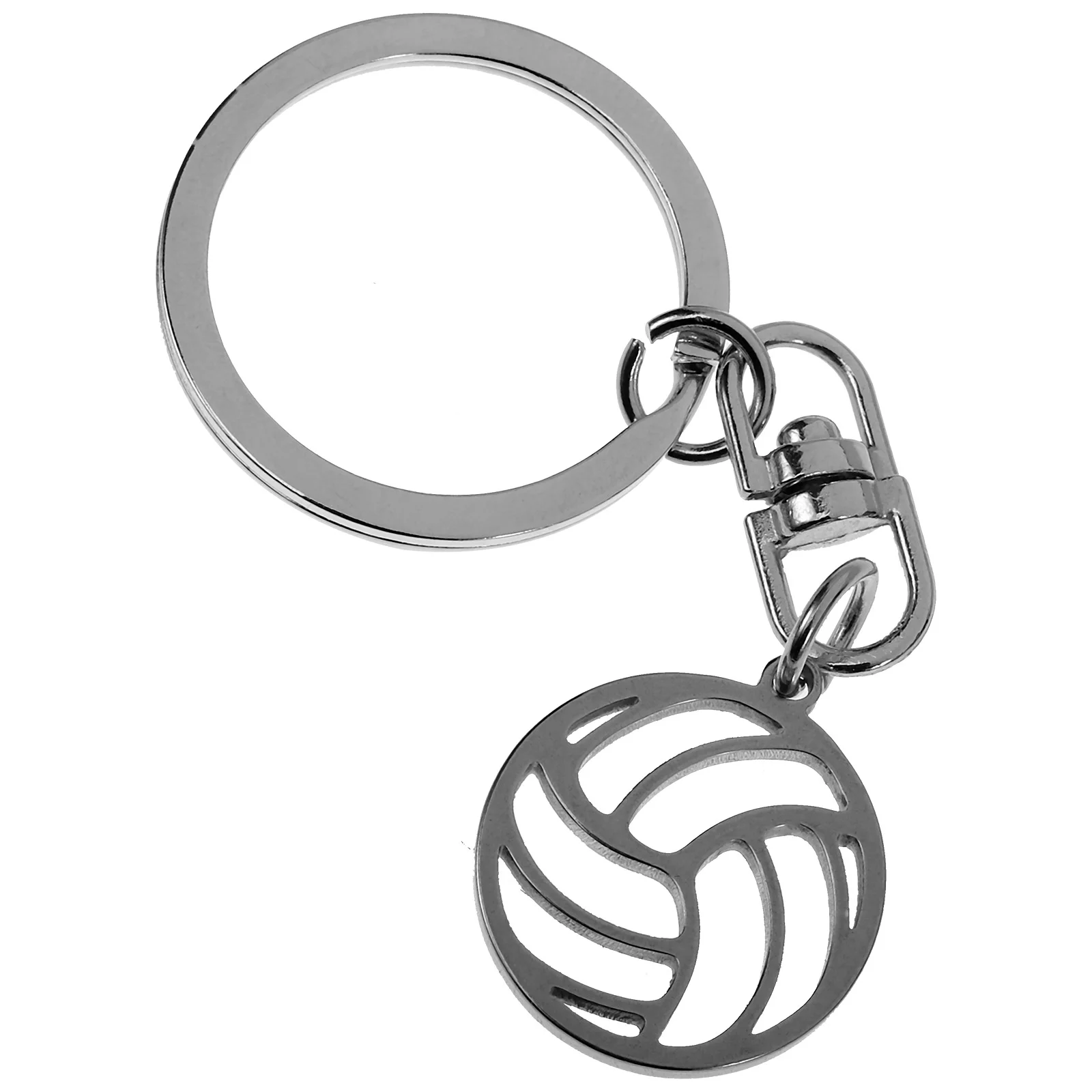 

Volleyball Keychain Decorative Keyring Fob Sports Adorable Bag Accessory Hollow Out Creative Keyrings