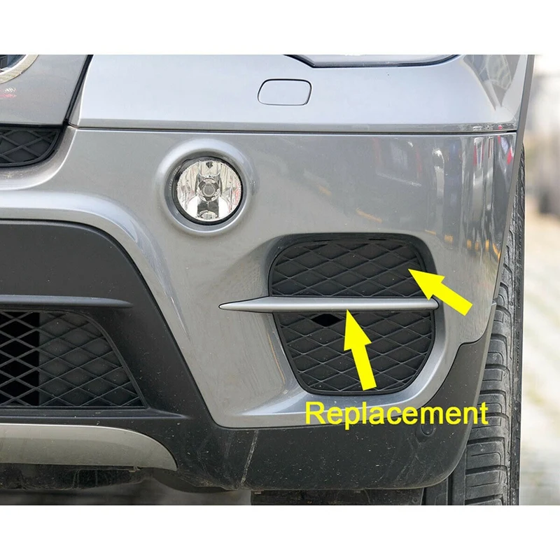 

AADD-1 Pair Front Bumper Grille Cover Grill Trim for -BMW X5 E70 2011-2013 51117222859 51117222860