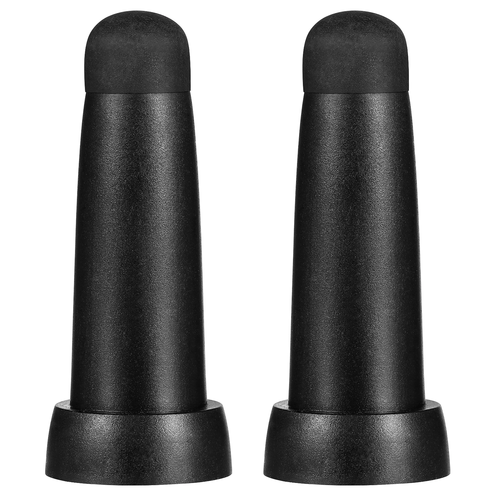 

2pcs Long Pole Umbrella Top Hat Replacement Cover Rubber Black Durable High Temperature Abrasion Resistant Waterproof Sun Repair