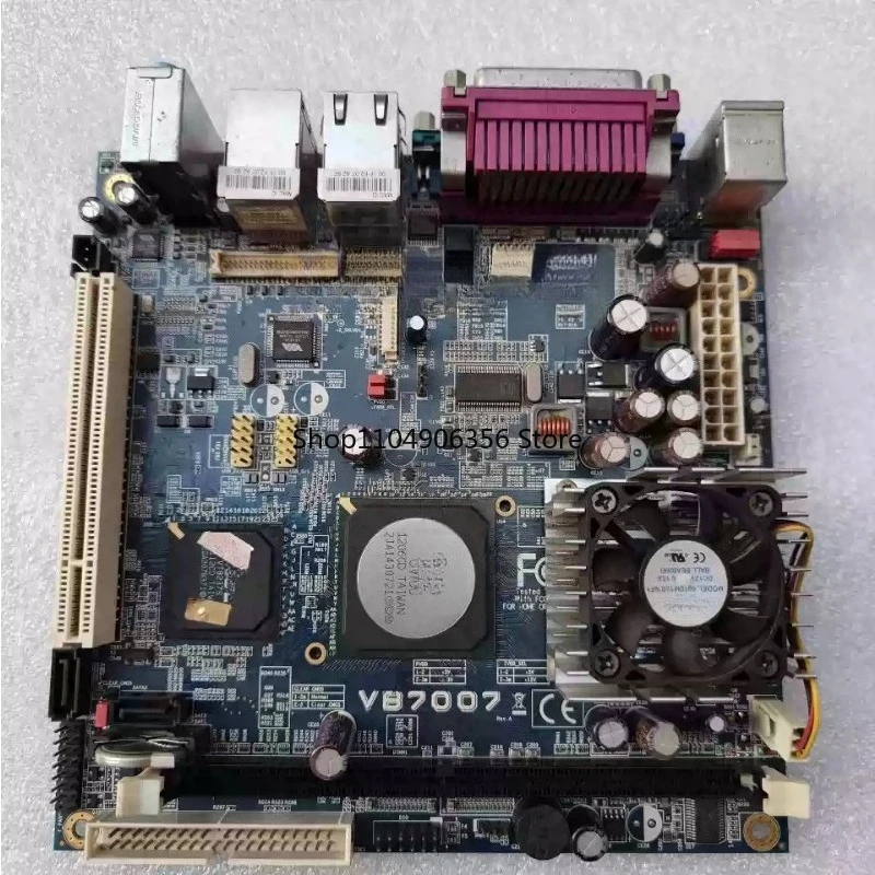for  VB7007 industrial control main board Mini-ITX POS main board 17 * 17 dual network interface card DDR2 memory