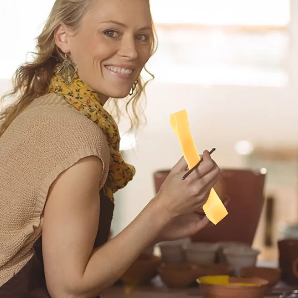 

3Pcs Versatile Compatibility Pottery Mold Bands Smooth Surface Finish High Elasticity Silicone Mold Securing Straps