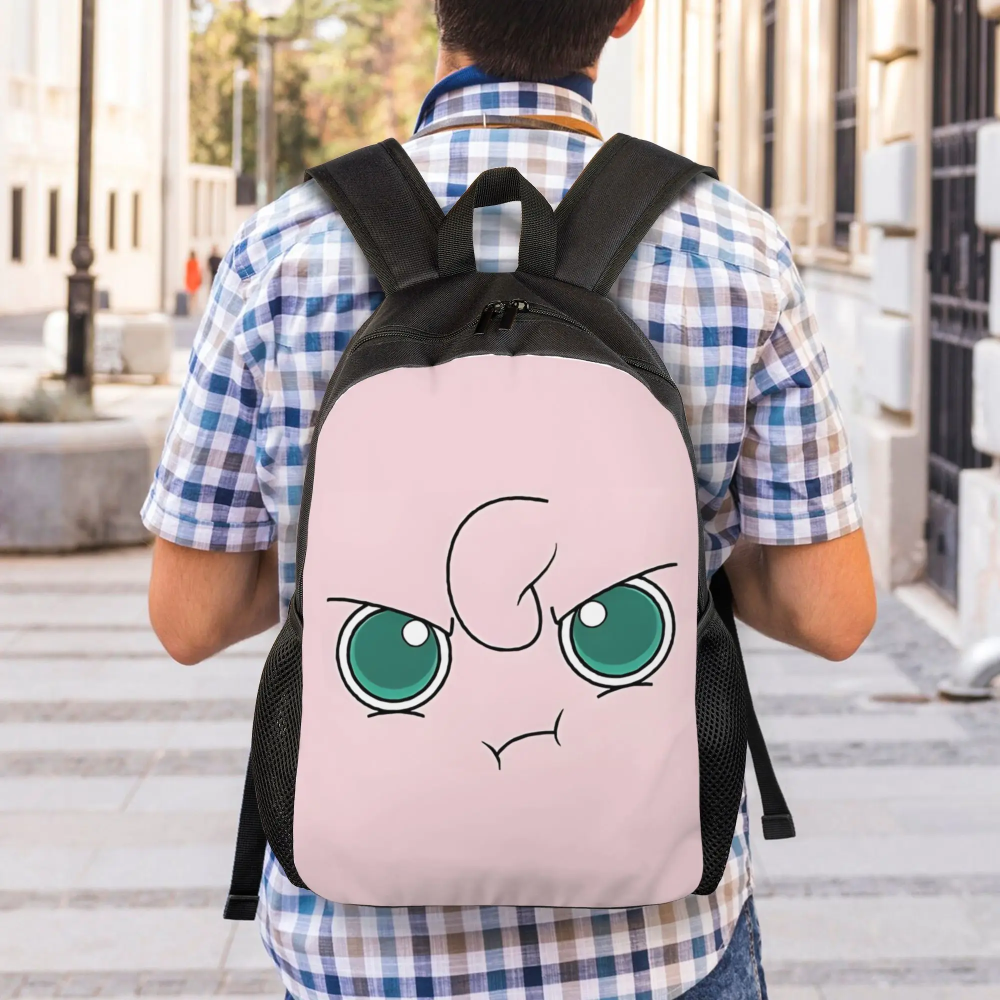 

Pokemon Handbag Back to school season Jigglypuff Got Me Puffed Up Fashion Backpack