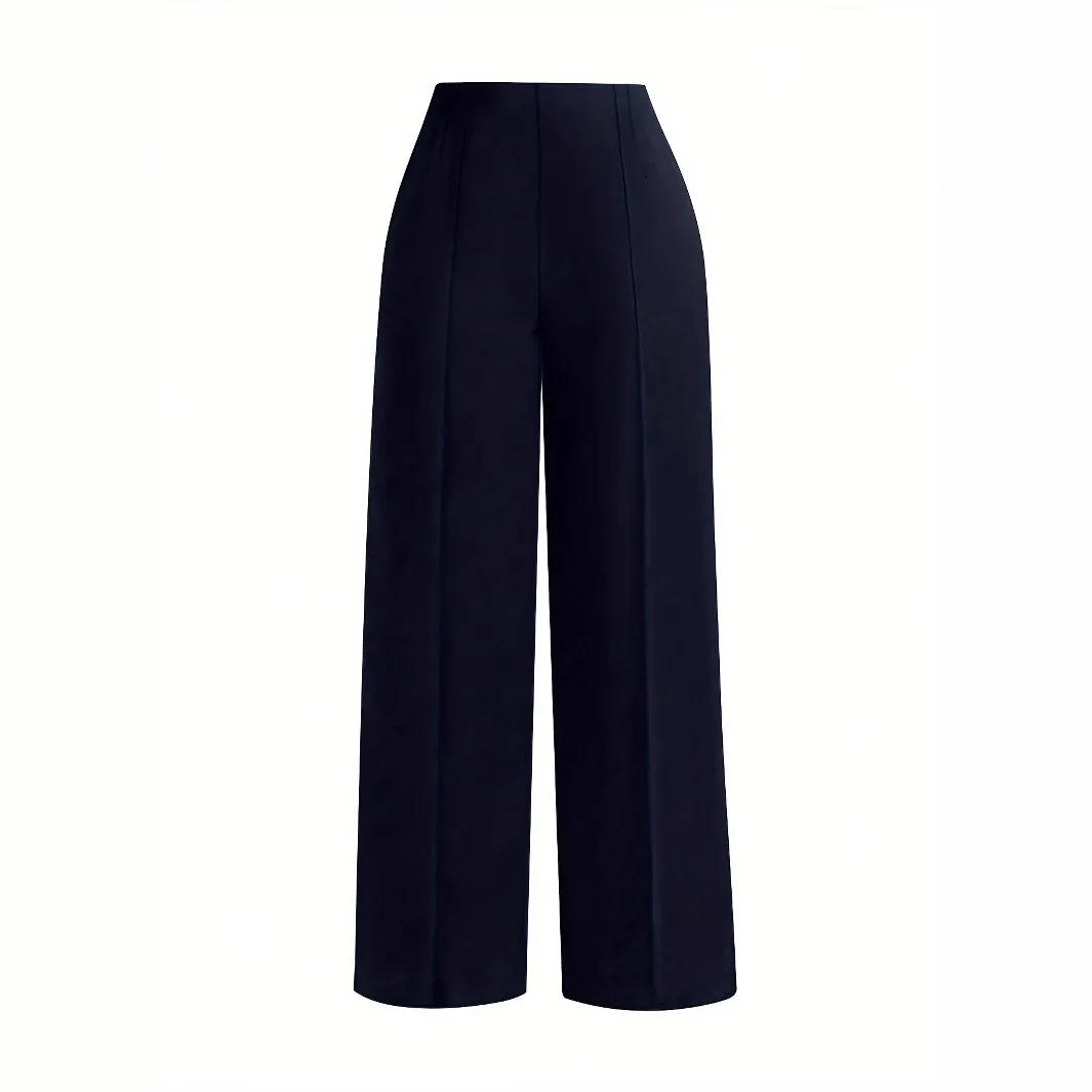 

Женские однотонные повседневные широкие брюки больших размеров, осень-зима, новый стиль, пригородные брюки, бестселлеры