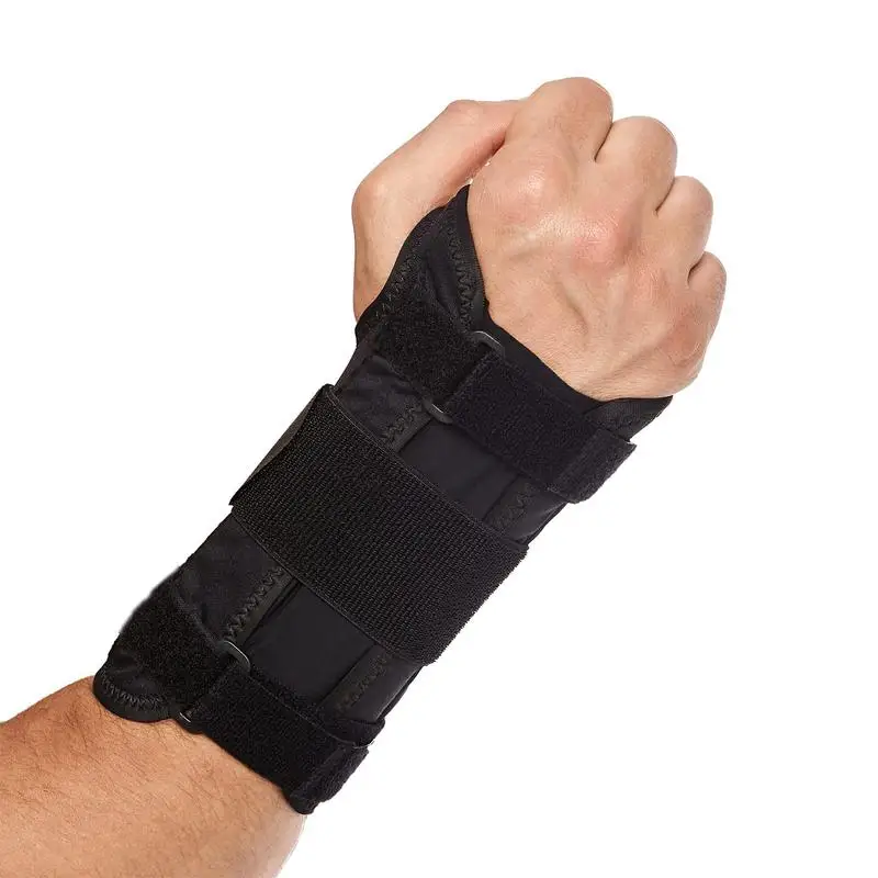 Carpal Tunnel Wrist Brace Support with 3 Straps and Metal Splint Stabilizer - Helps Relieve Tendinitis Arthritis Carpal Tunnel P