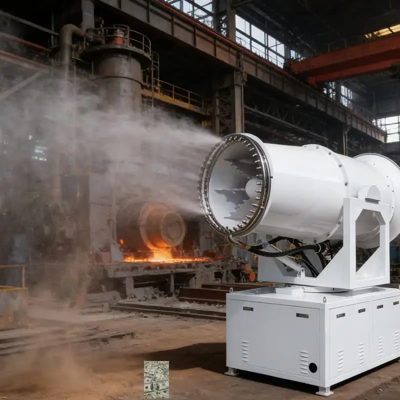 Professional Dust Control Solution Intelligent Control Coal Mine Fog Cannon Machine Fog Cannon Remote Control Fog Cannon