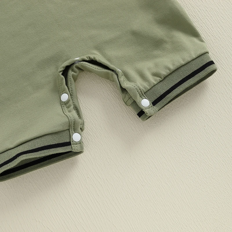 الصيف الوليد الرضع طفل الفتيان رومبير قصيرة الأكمام ديناصور نصف زر متابعة الياقات الوليد السروال القصير موضة ملابس الطفل