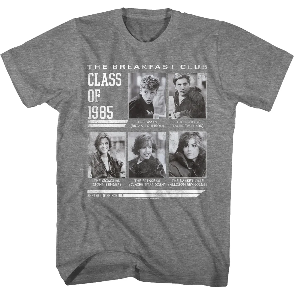 Vintage Yearbook Class of 1985 Breakfast Club T-Shirt