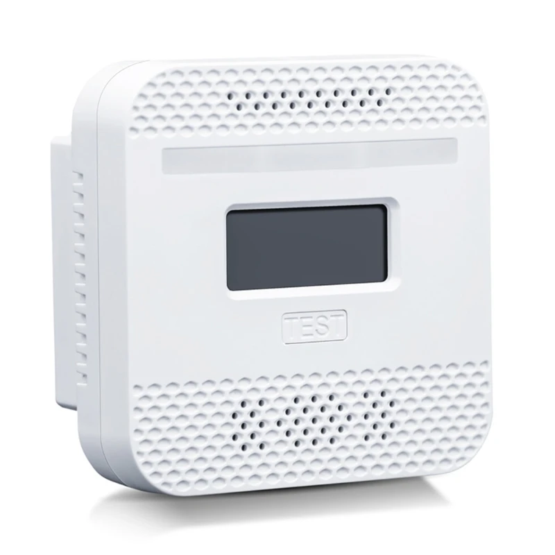 Carbon Monoxide Alarm CO Detector with LCD Digital Display and Sound Warning CO Detector Battery Operated for Home 918D