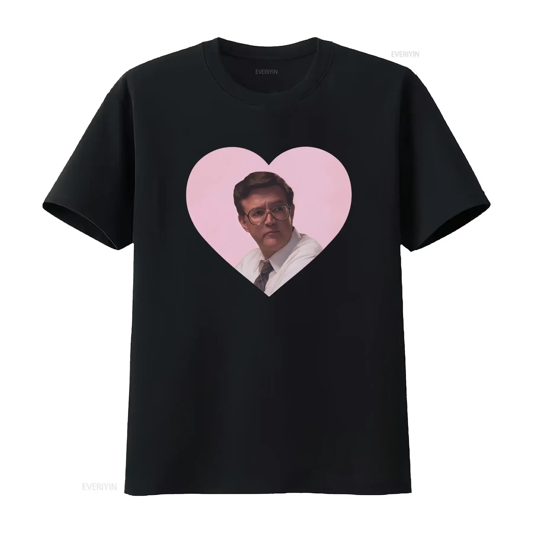 Camiseta Pastel Ted Wheeler Cuello Redondo Casual con Estampado de Lavable a Máquina Ajuste Perfecto Nombre para vintage