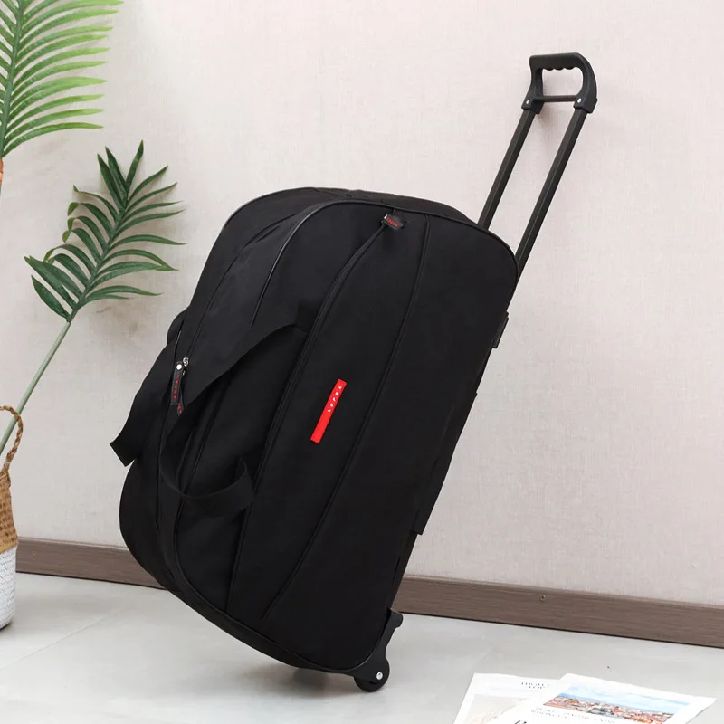 Women Travel Suitcase Trolley Bags Wheeled Bag Oxford High Quality Rolling Luggage Travel Bag  With Wheels Large Capacity