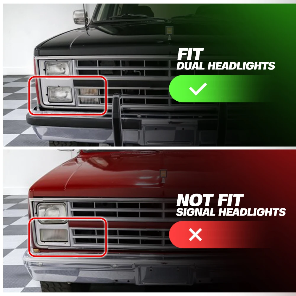 Smoked Switchback LED Sequential Signal Blinker Corner Parking Lights For Chevy GMC C/K 10 20 30 K5 Blazer Suburban Jimmy Trucks
