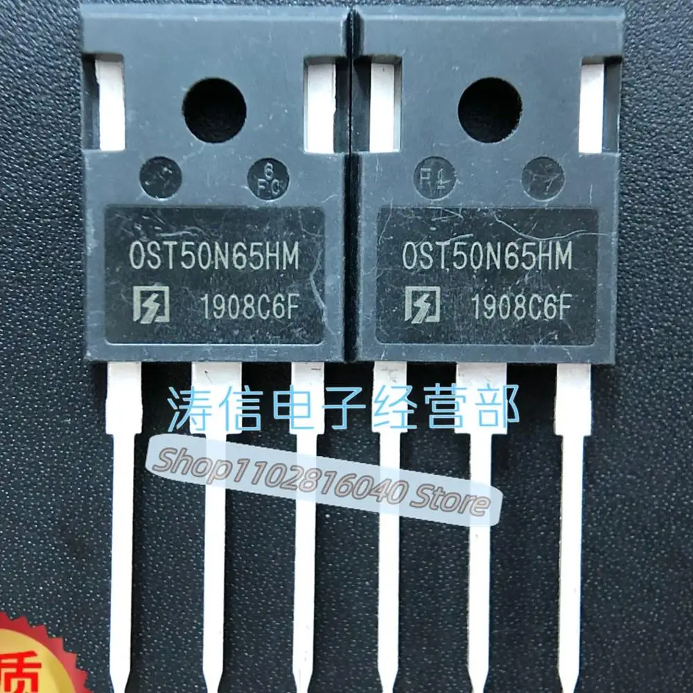 

10PCS/Lot OST50N65HM 50N65 TO-247 50A650V IGBT Best Quality Imported Original