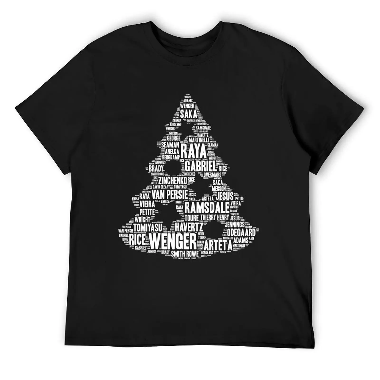 

XMAS - Arsenal Christmas Tree T-Shirt kawaii clothes Luxury man boys animal print big and tall t shirts for men