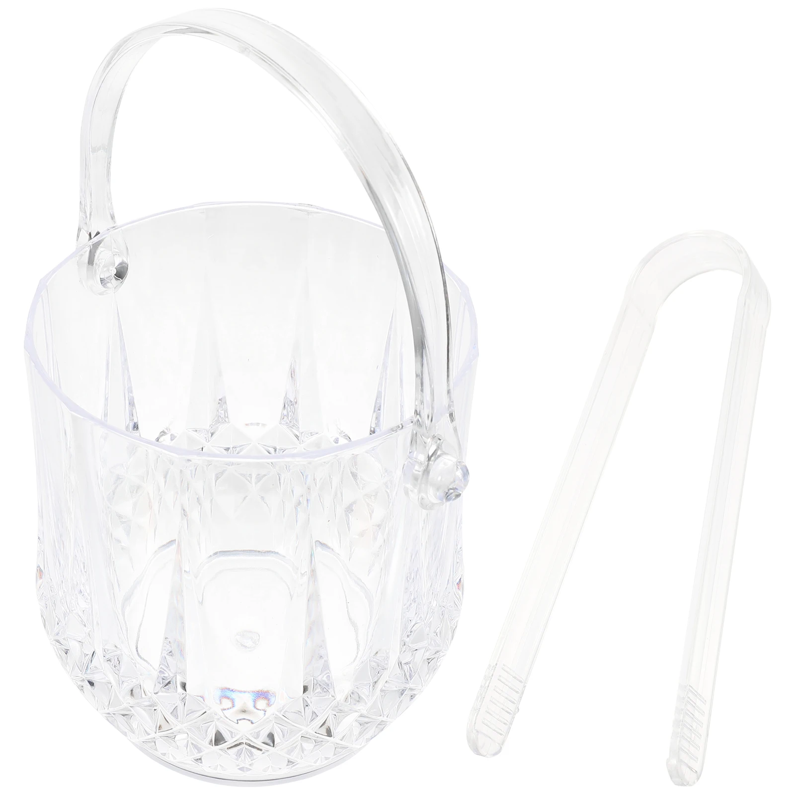 

Ice Bucket Set Transparent Storage Buckets for Parties Beer Container Cube Jacket Glass Cool Bottle Holder
