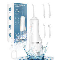 Cordless Water Dental Waterpick Irrigator Travel Flossing Irrigation Mouthwash Machine Oral Floss Flosser Irigator For Teeth