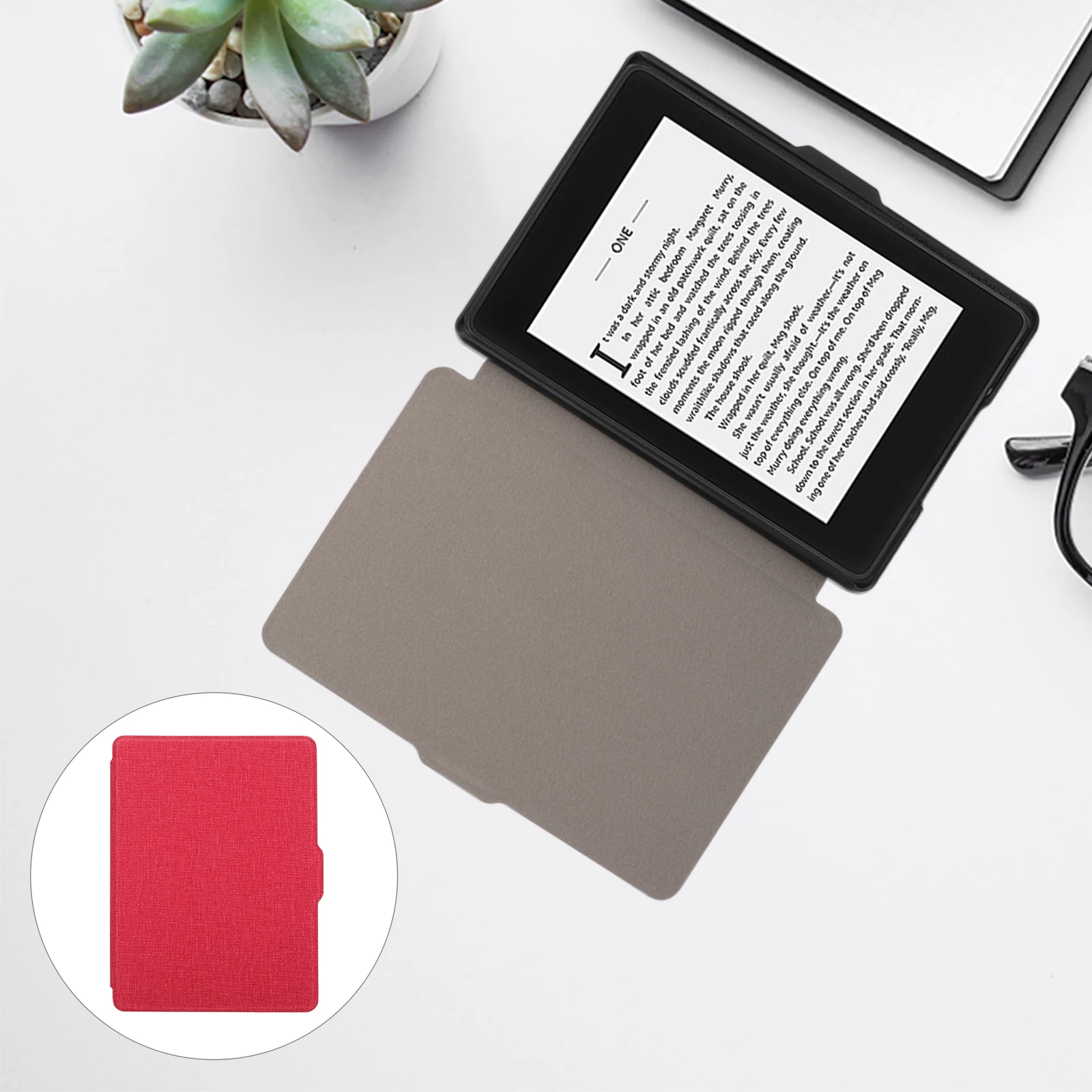 

Electronic Ebook Case Auto Wake Shell Oxford Fabric Ultra- Thin Cover E-reader Protective