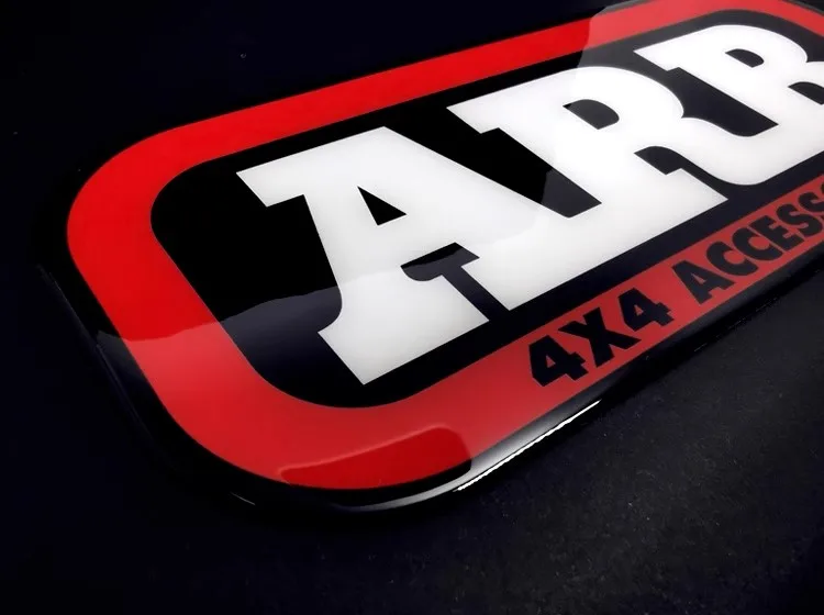 3D Crystal Soft Glue Car Sticker for Bumper Beam ARB 4X4 Accessories Modified Decals Waterproof view 5