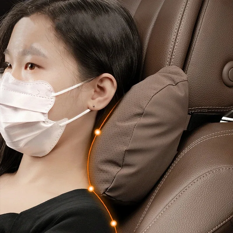 Suitable for Automotive Headrest Maybach S-Class Pillow Car Mercedes-Benz Tesla Neck Protective Pillow Comfortable Waist Cushion view 2