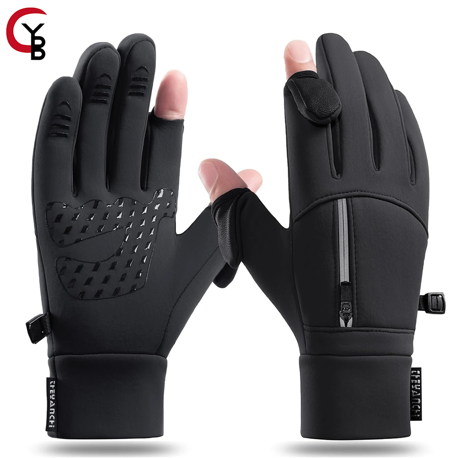 

Winter Gloves for Men Women Touch Screen,Cold Weather Thermal Sport Gloves for Fishing Running Cycling Driving, Warm Windproof