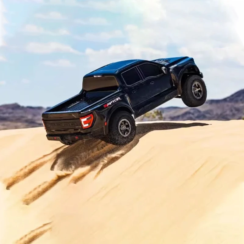 TRAXXAS Raptor 1/10 RC simulation Ford Raptor F150 remote-controlled short truck off-road vehicle 101076-4 adult boy toy