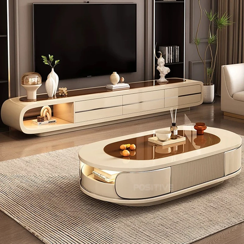 الحد الأدنى الإبداعية طاولة القهوة الشمال الفاخرة غرفة المعيشة مصمم الراقية طاولة شاي تخزين أثاث المنزل Escritorios FYCT #4