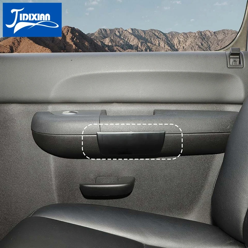 JIDIXIAN مقبض الباب الداخلي للسيارة صندوق تخزين مسند الذراع مناسب لسيراوليه سيلفرادو لسييرا 2007 2008 2009 2010 2011 2012 2013 #5