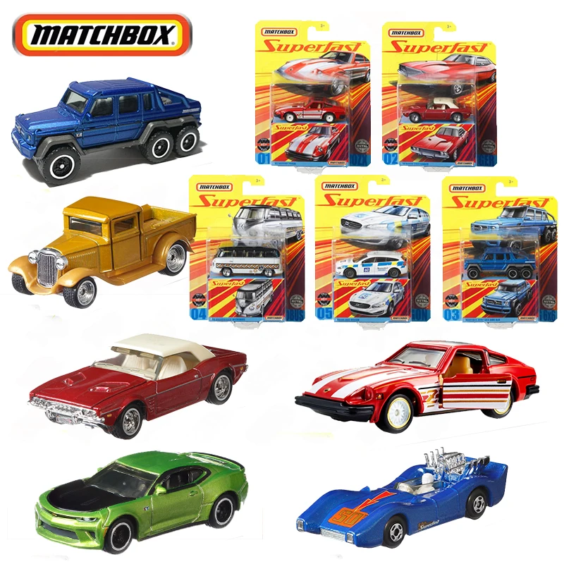 Mattel Matchbox Alloy Car Model Superfast Series Mooneyes 50th Anniversary Commemorative Toys for Boys Door Open Diecast 1/64