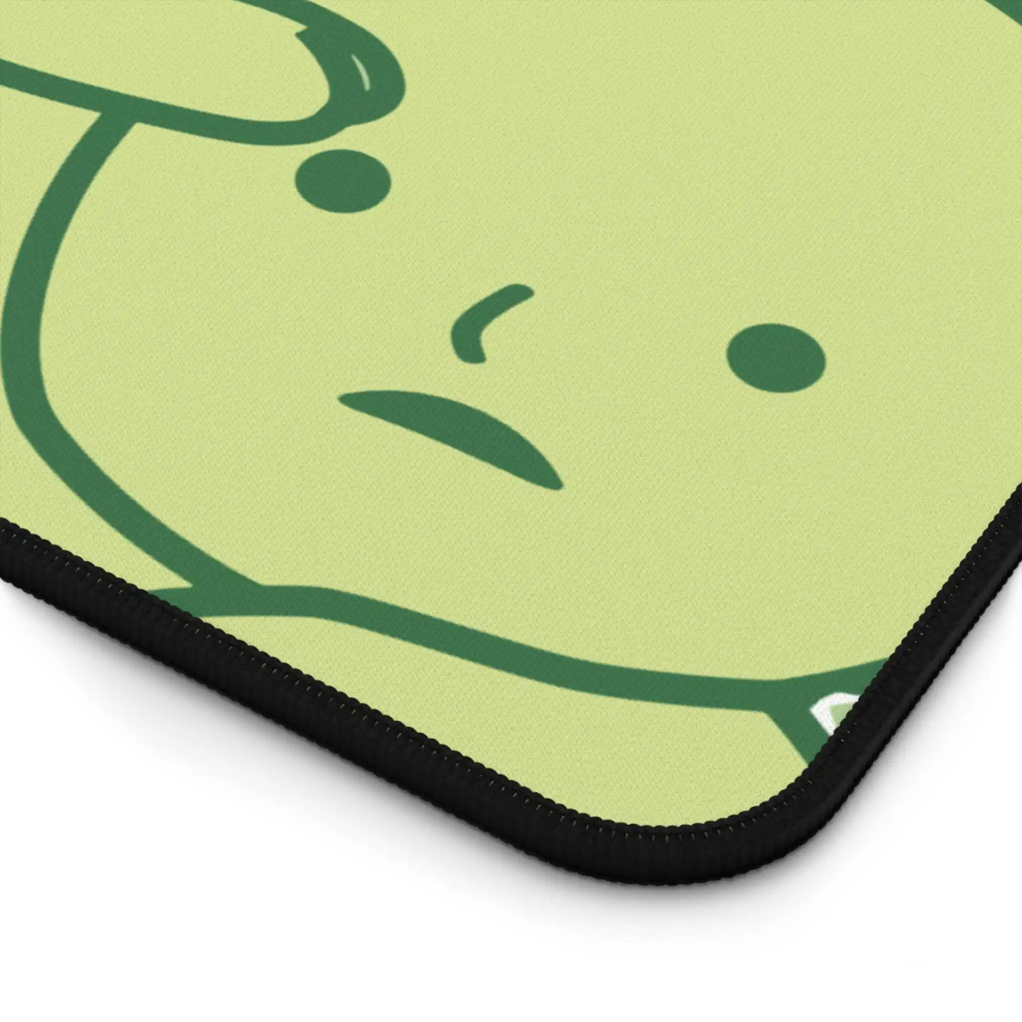 Tapete de mesa bonito verde, tapete de mesa de arte da vida selvagem, tapete de mouse de urso aquarela caprichoso, tapete estético de decoração de escritório bonito