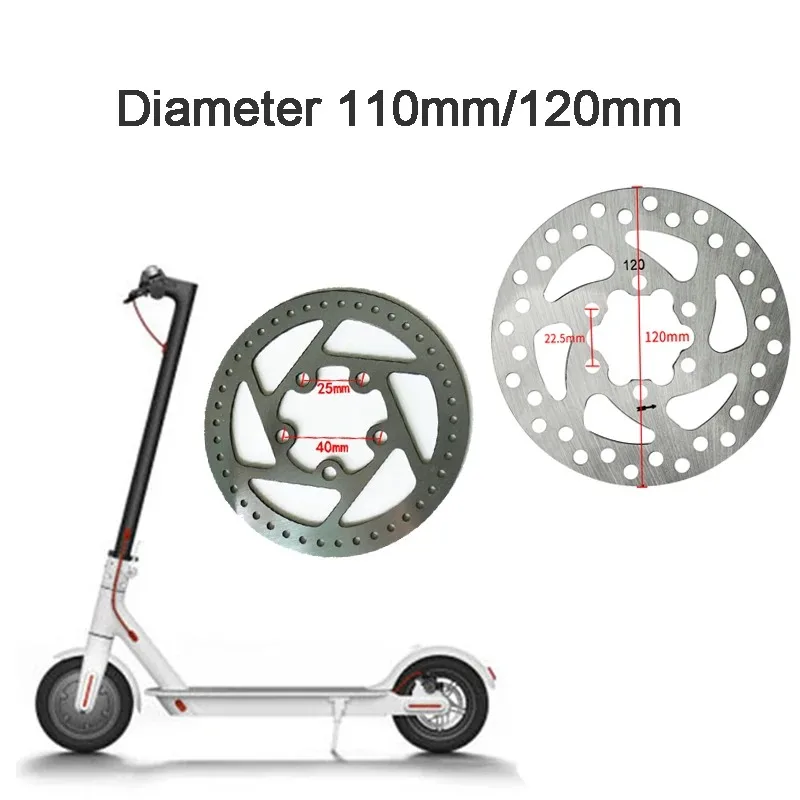 Rear Wheel Disc Brake Disc for Original Mijia M365  Electric Scooter Brake Lever Pads Skateboard Replacement Parts