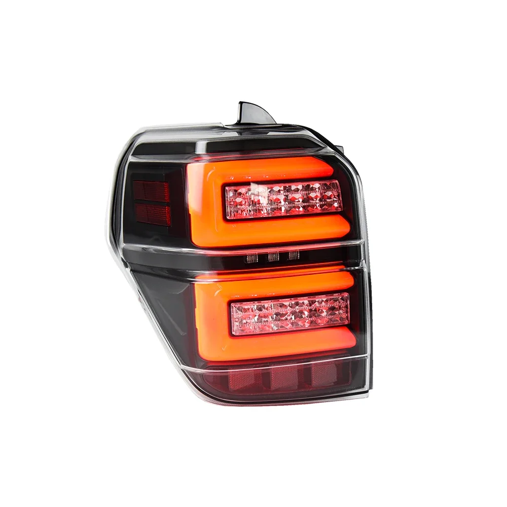 Car Taillight for 4Runner 2014-2020 LED Auto Rear Back Lamps Assembly Upgrade Double U Design Dynamic Tail Lamps Accessories