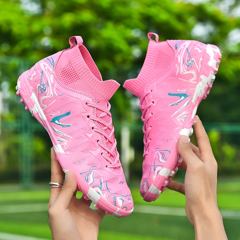 Neue Herren-Fußballschuhe für Rasen, Ultraleichte Sport-Indoor-FG-Turf-Futsal-Erwachsenen-Fußballstiefel, Rutschfeste Komfortable Stollenschuhe – Detail 15
