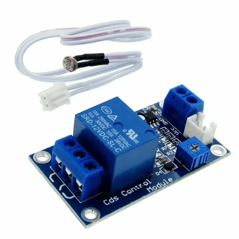 5V/12V XH M131 Photosensitive Light Sensor Module Board Relay Adjustable Sensitivity Potentiometer Input Voltage Relay Switch