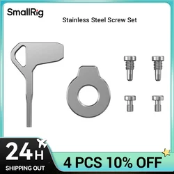 SmallRig Stainless Steel Screw Set with 2 Screwdrivers Includes 2 M3x5 Screws and 2 M4 Screws 4385