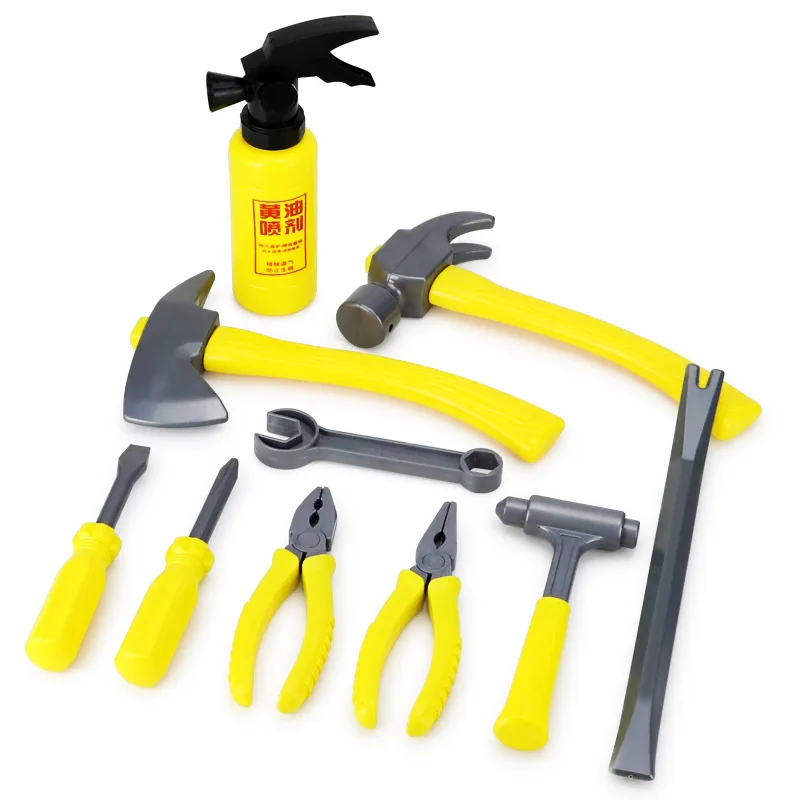 Maison de jeu pour enfants, jouets, outils de réparation de Simulation en plastique, ensemble de jouets, réparation d'ingénieur, outils de démontage, cadeau d'anniversaire pour garçon