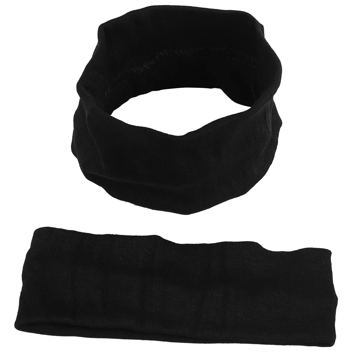 FZFZ 2 stks mode vrouwen katoen yoga haarband sport zweet dame hoofdband populaire vrouwen haaraccessoires zwart