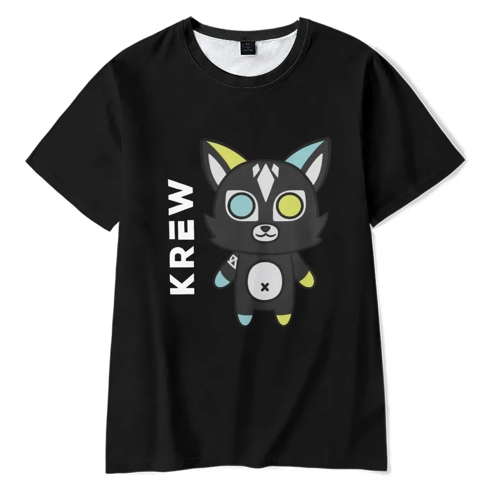 

ItsFunneh Krew District 3D Print T Shirt Women Men Boys Girls Kids Summer O-neck Short Sleeve Funny Tshirt Cartoon Graphic Tees