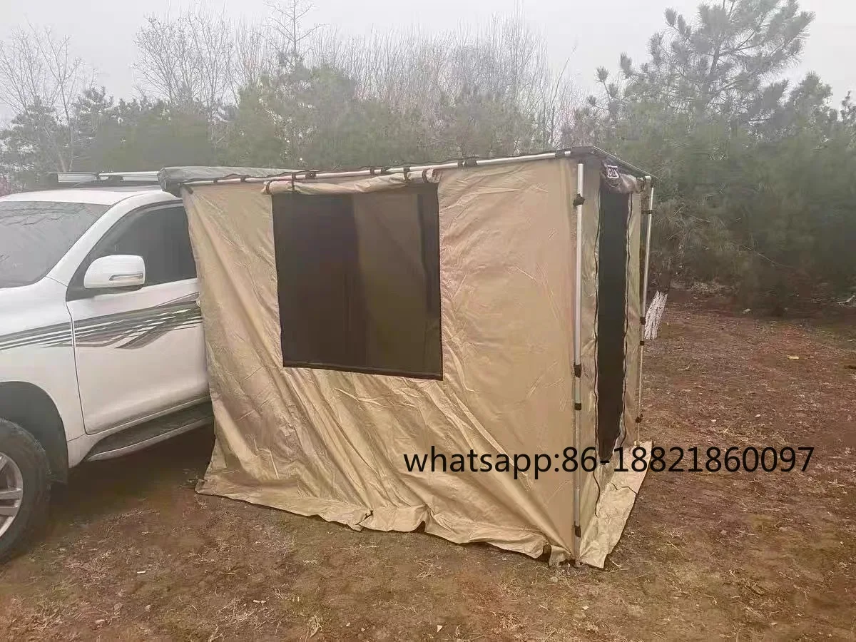 

New design full box retractable roof car tent side sunshade 4x4 4wd