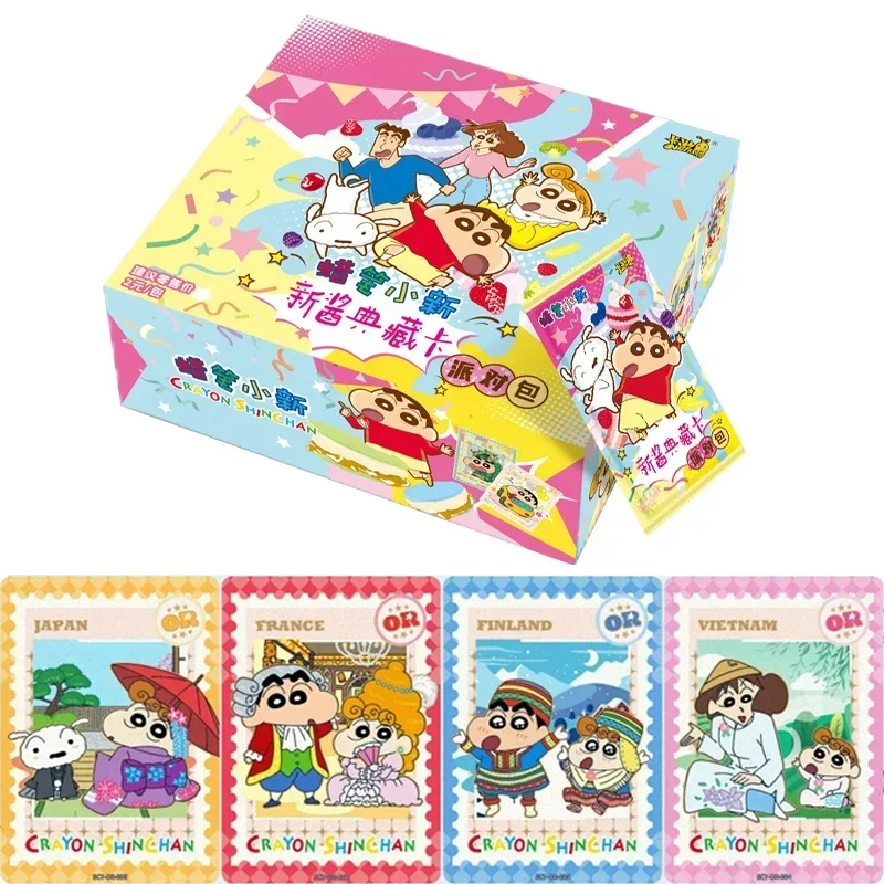 KAYOU Crayon Shin-chan Card New Sauce Conspicuous Nohara Shinnosuke Party Bag Trading Card Collection Card Children's Toys Gifts