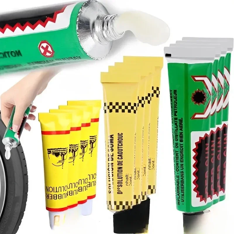 Car Tire Repairing Glue Universal Motorcycle Bicycle Tyre InnerTube Puncture Repair Tool Herramienta Taller MecanicoTire Changer