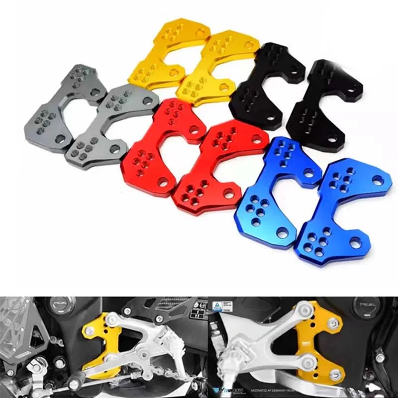 Adjustable Base Foot Pegs Rear For YAMAHA YZF R3 R25 MT25 MT 25 03 MT03 Foot Peg Mount Bracket Parts Motorcycle Accessories